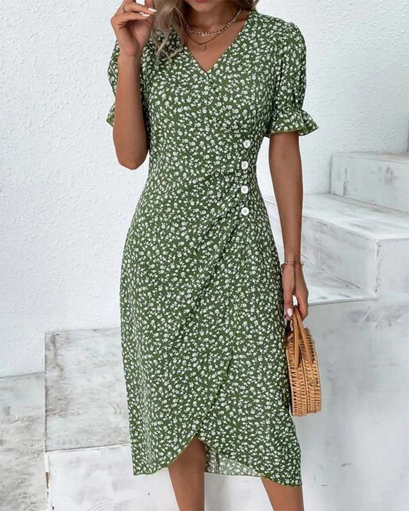 Isla Floral Midi Dress