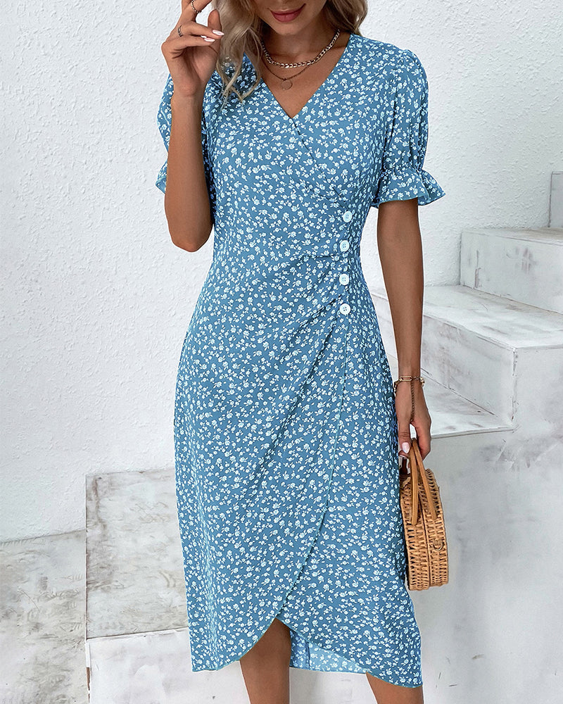 Isla Floral Midi Dress