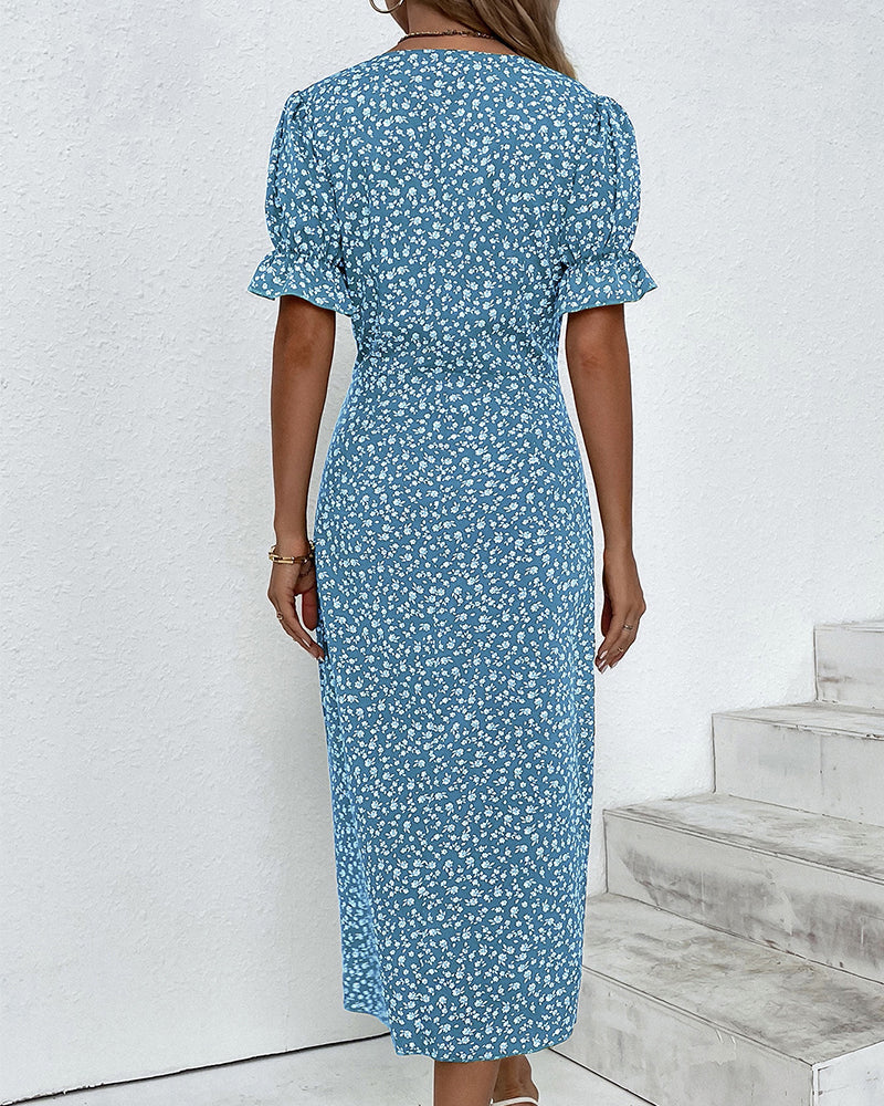 Isla Floral Midi Dress
