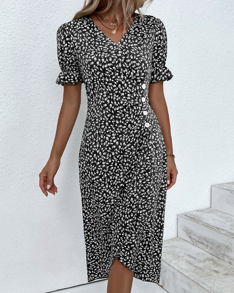 Isla Floral Midi Dress