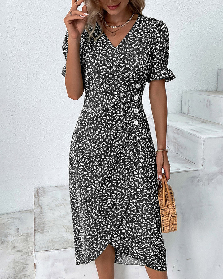 Isla Floral Midi Dress