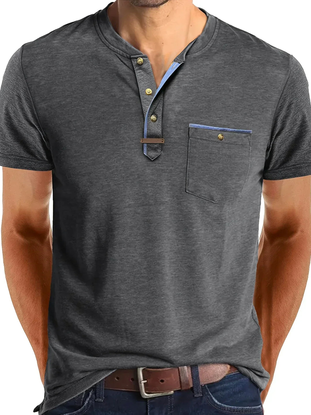 Adam I Elegant T Shirt With Pocket