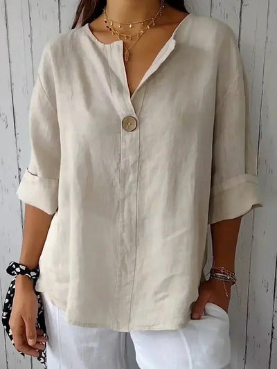 Sofia Casual V-neck Blouse