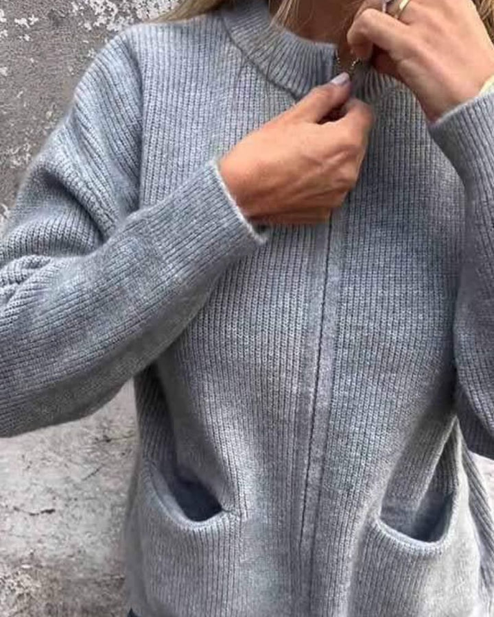 Nora I Everyday Cardigan With Zipper