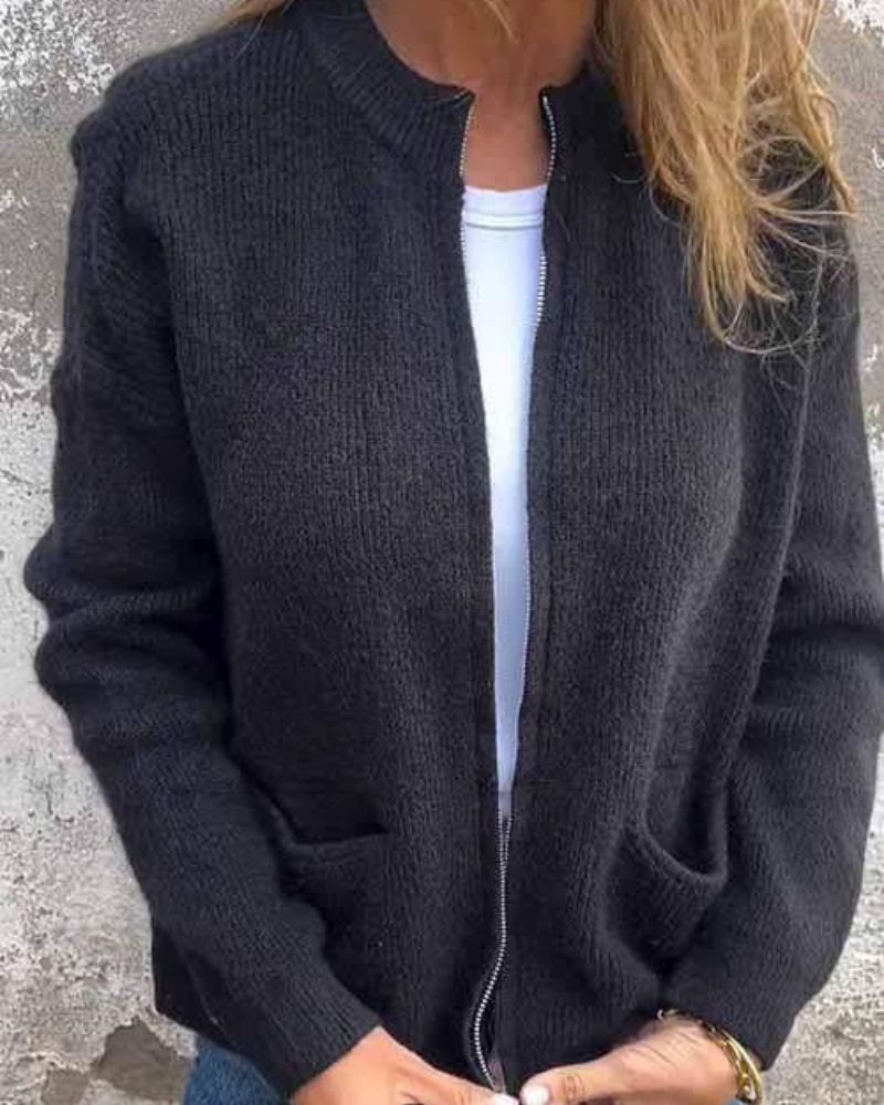 Nora I Everyday Cardigan With Zipper