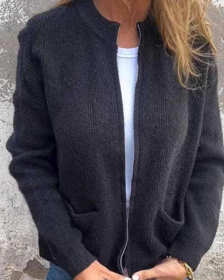 Nora I Everyday Cardigan With Zipper