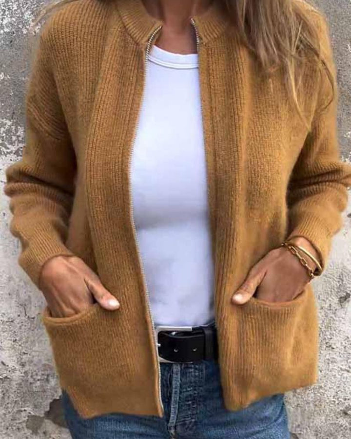 Nora I Everyday Cardigan With Zipper