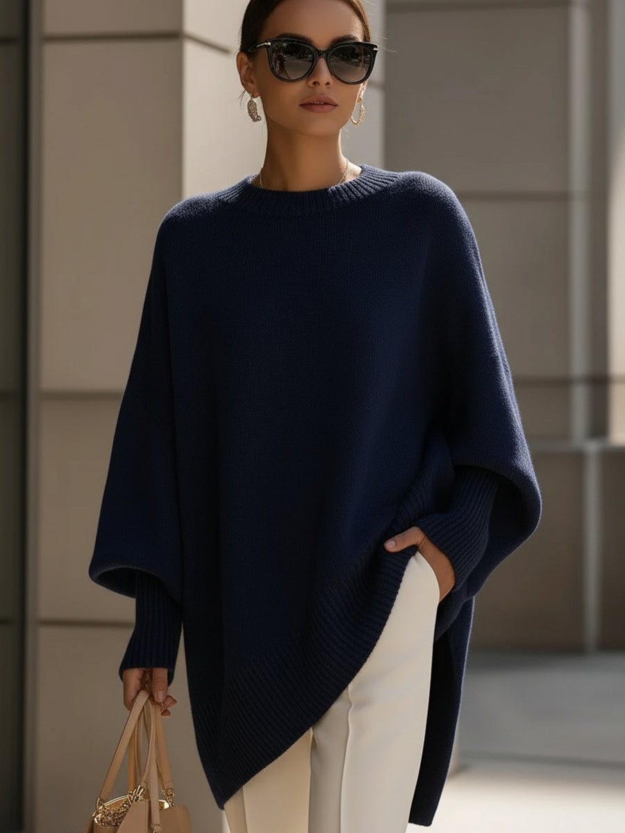 Mandy I Relaxed Fit Statement Poncho