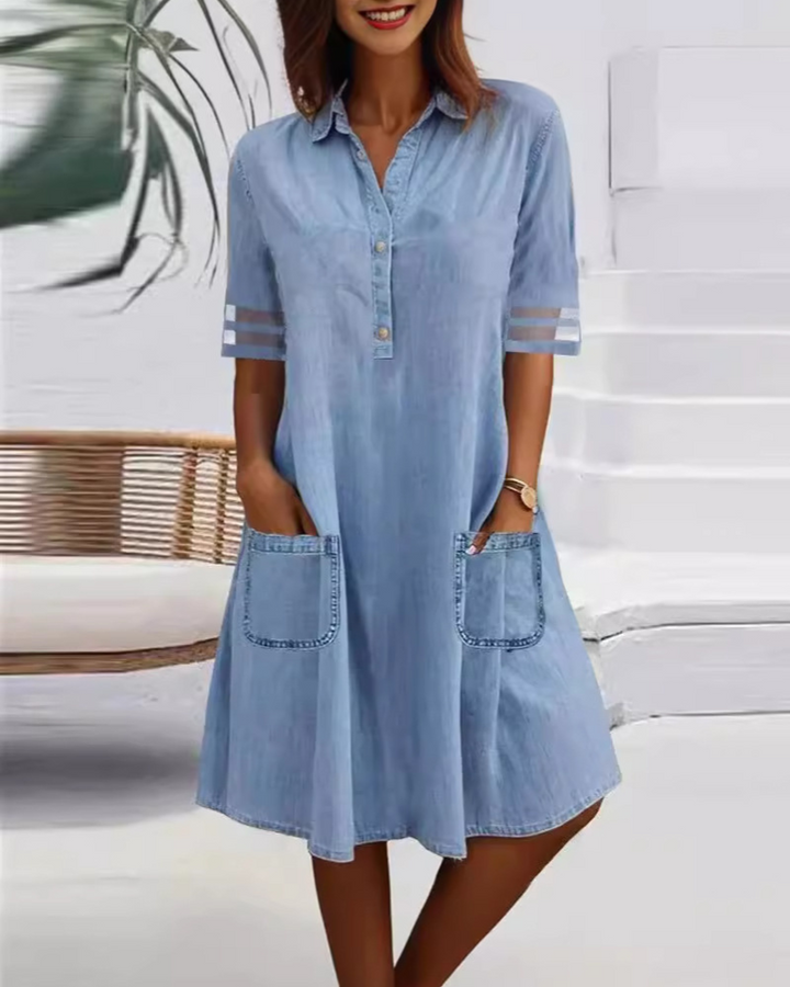 Robyn | Denim Mini Dress