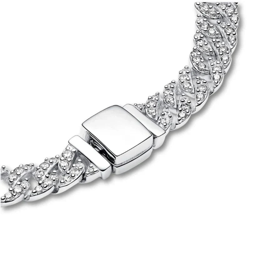 AURO | Cuban Statement Moissanite Bracelet