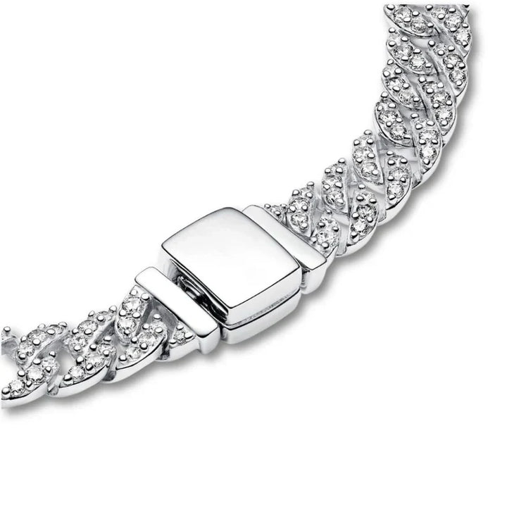 AURO | Cuban Statement Moissanite Bracelet