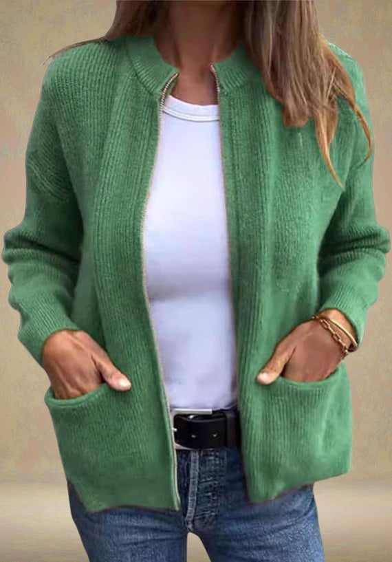 Nora I Everyday Cardigan With Zipper