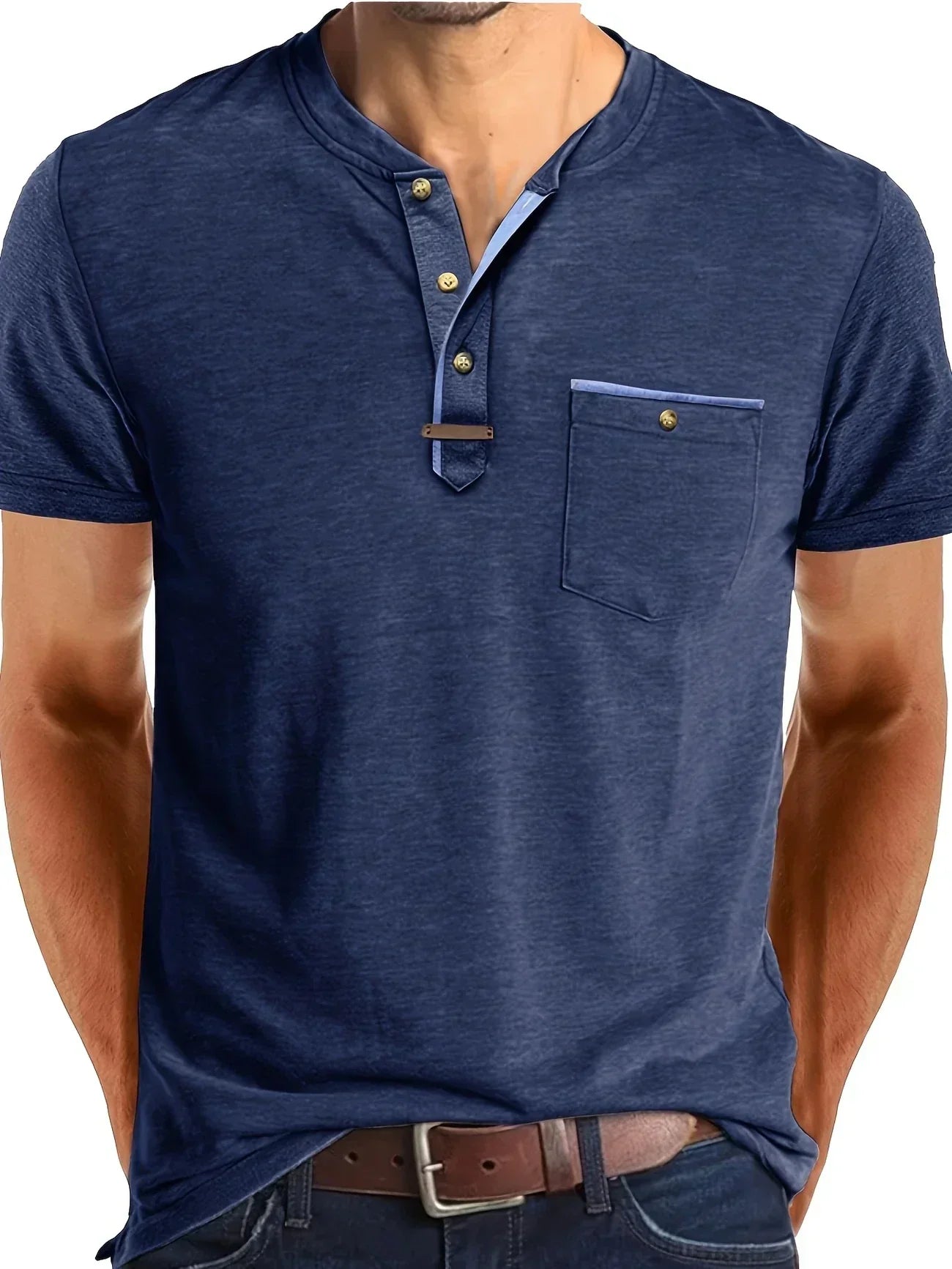 Adam Elegant T Shirt With Pocket