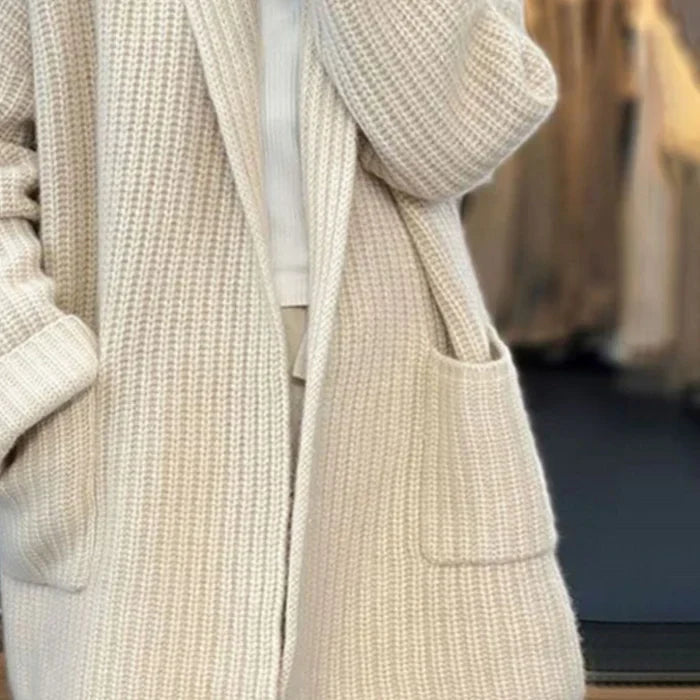 Isadora I Cozy Pocketed Knit Cardigan