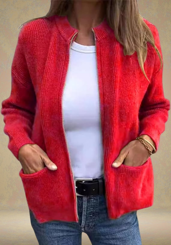 Nora I Everyday Cardigan With Zipper