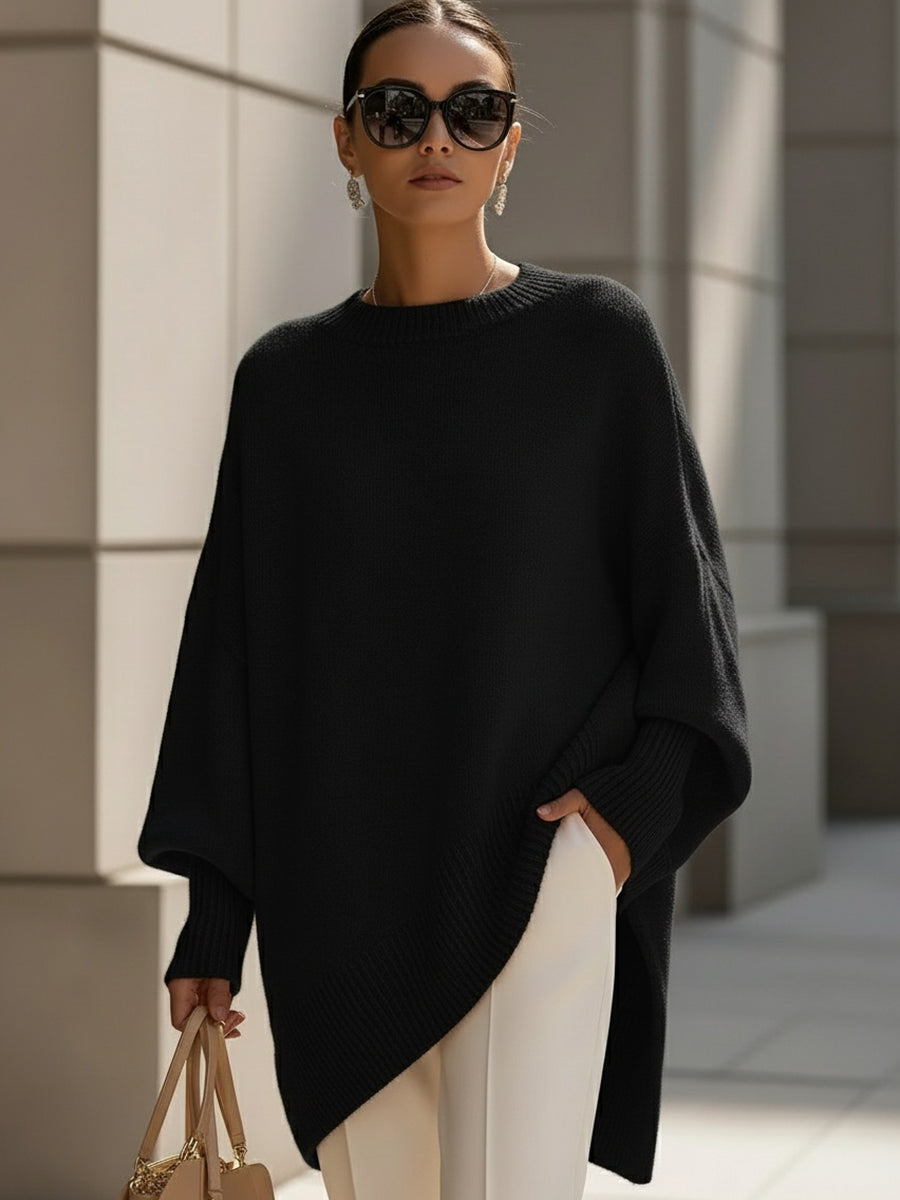 Mandy I Relaxed Fit Statement Poncho
