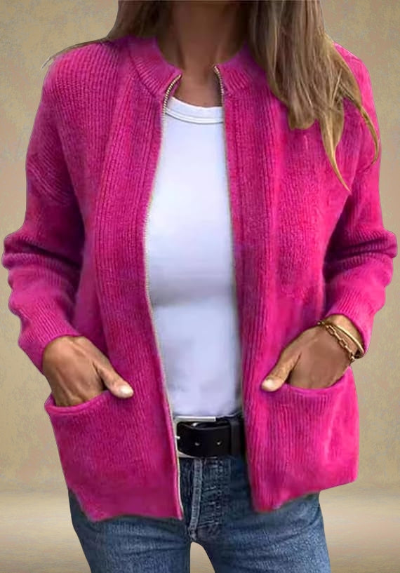 Nora I Everyday Cardigan With Zipper