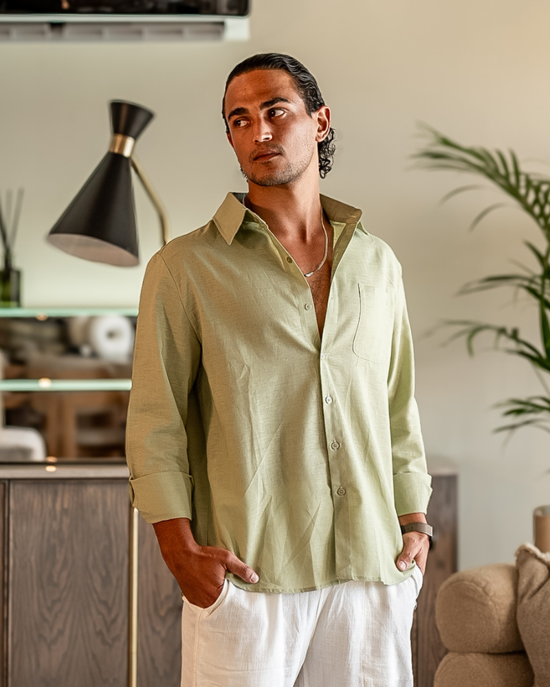 Byron I 100% Linen Shirt