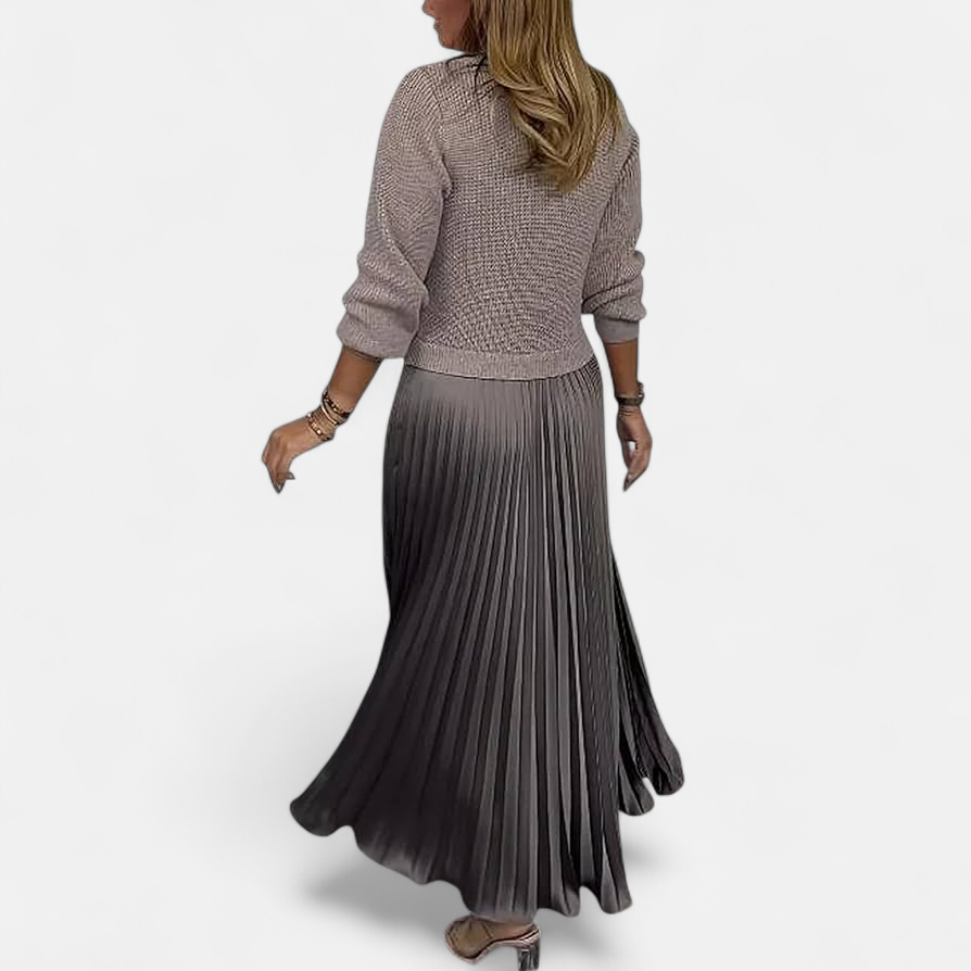 Ellery | Pleated Sweater Maxi