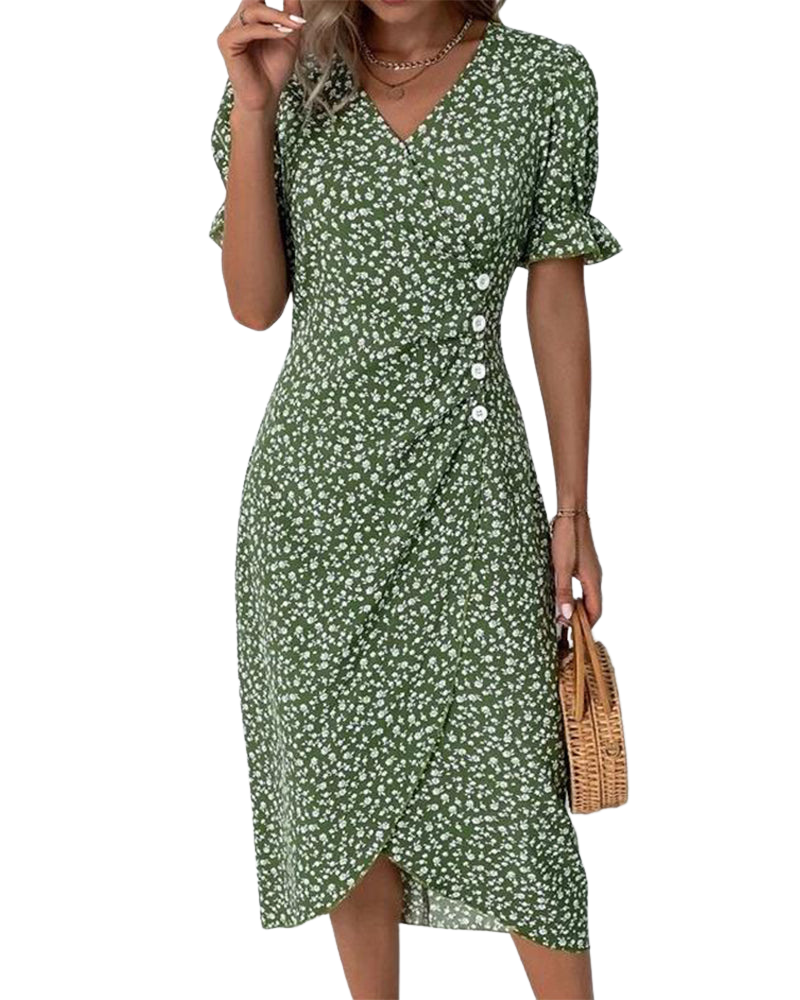 Isla Floral Midi Dress
