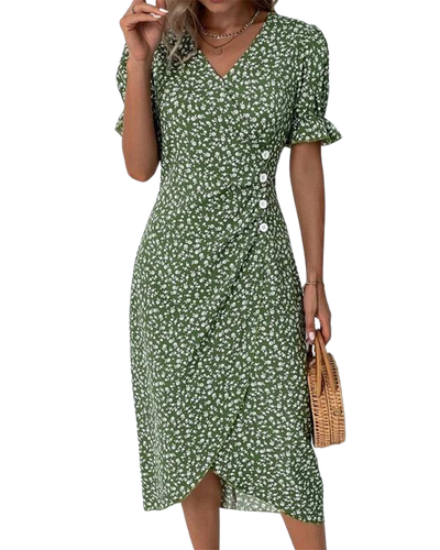 Isla Floral Midi Dress