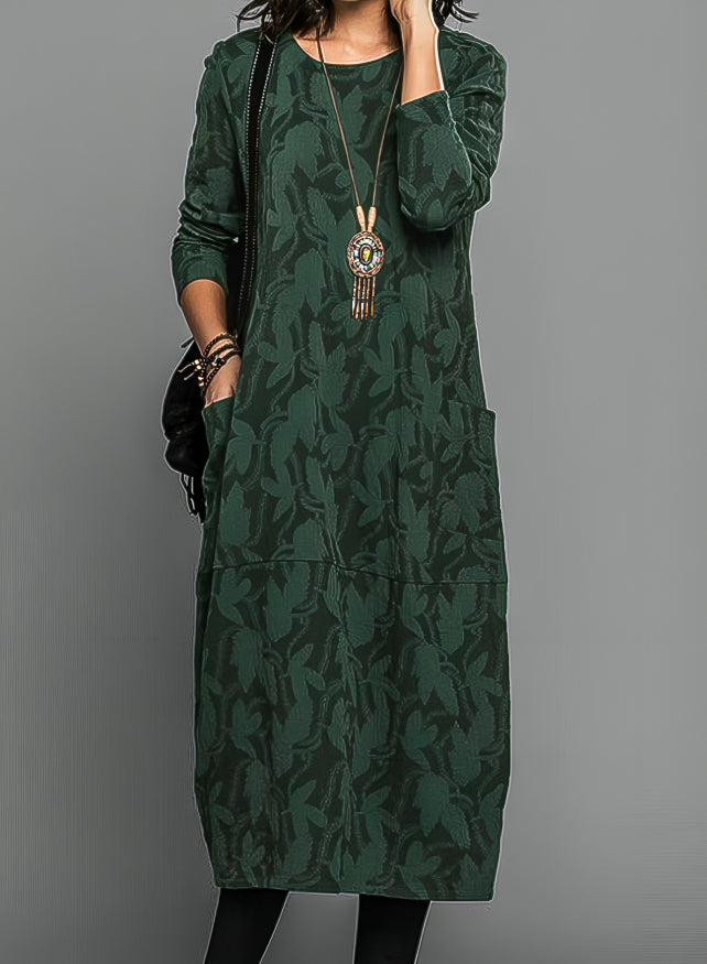 Myah I Sophisticated Winter Midi Dress