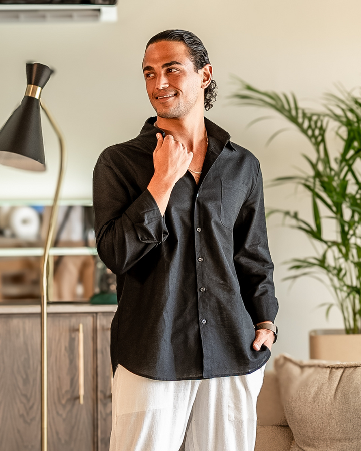 Byron I 100% Linen Shirt