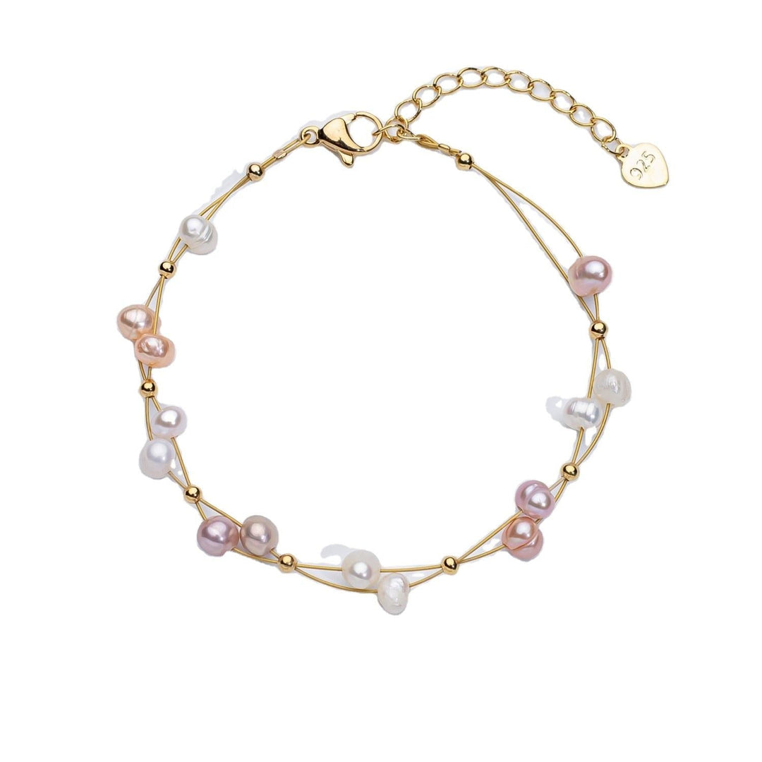 AURO | Bracelet with subtle pearl accents