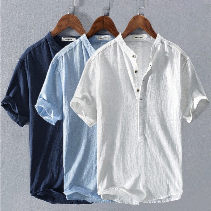 Morris I Cotton-Linen Shirt