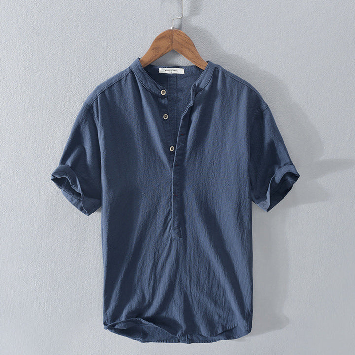 Morris I Cotton-Linen Shirt