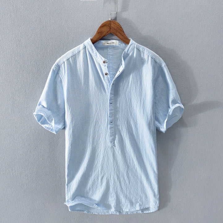 Morris I Cotton-Linen Shirt