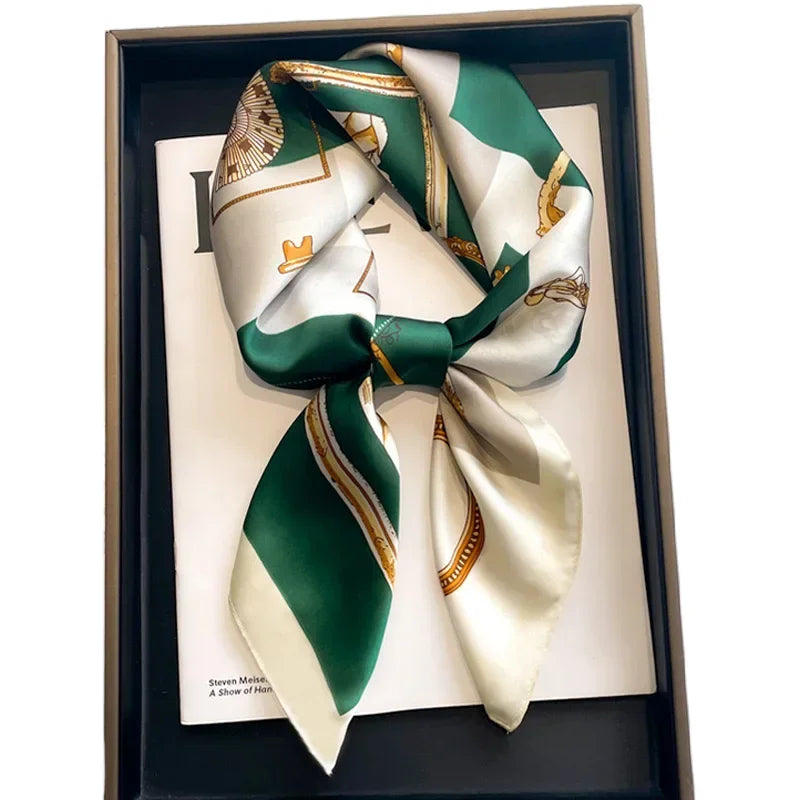 Charlotte I Luxury Satin Square Scarf