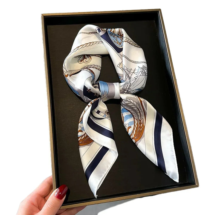 Charlotte I Luxury Satin Square Scarf