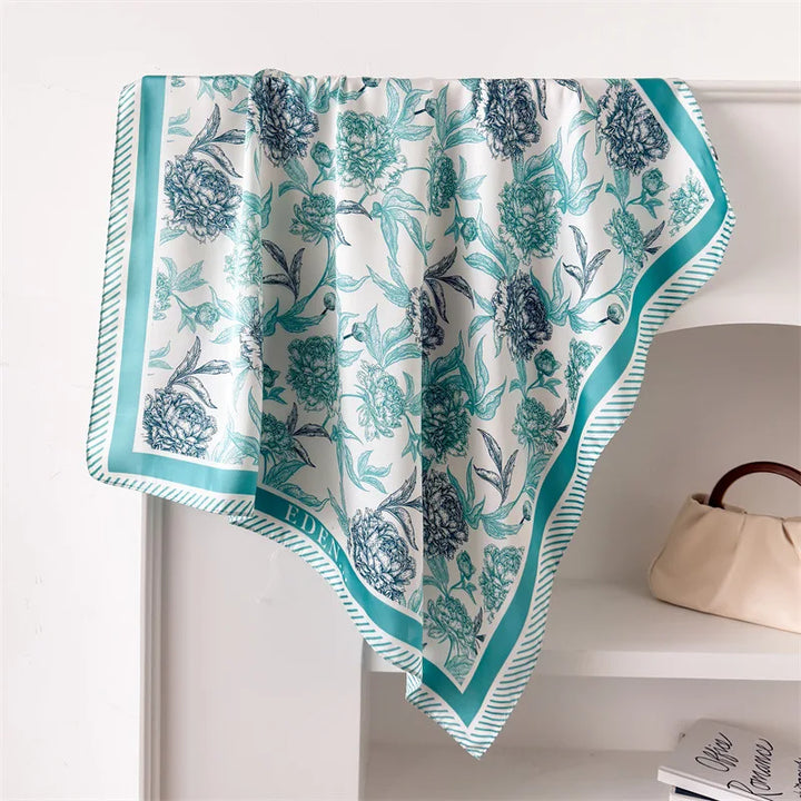 Charlotte I Luxury Satin Square Scarf