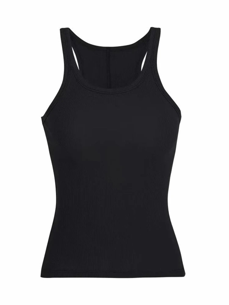 Ella I Ribbed Knit Tank – Vintage 90s Style, Soft Green Sleeveless Top