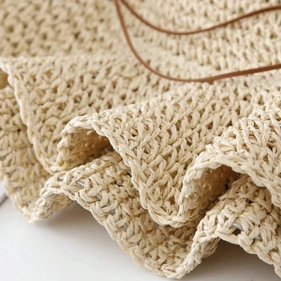 Shelly Korean-Style Straw Beach Hat for Women