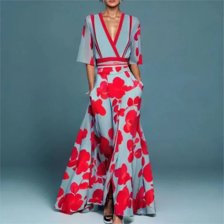 Harper V-Neck Floral Maxi Dress