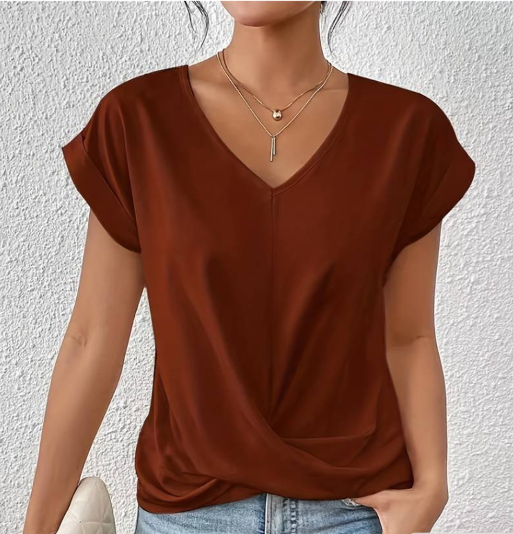 Sol The Perfect V-Neck Top