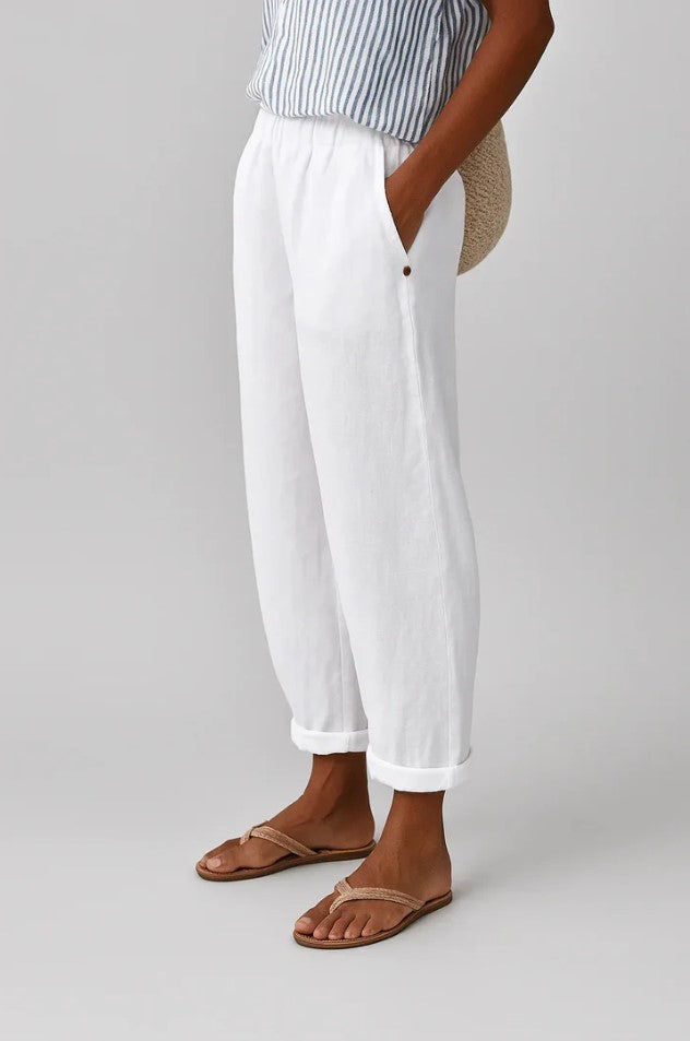 Elara | Lightweight Linen-Cotton Pants