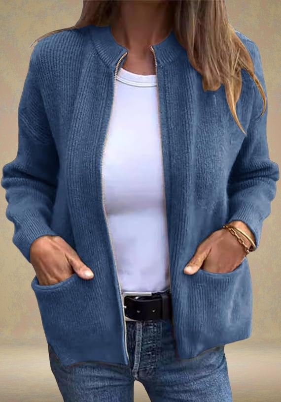 Nora I Everyday Cardigan With Zipper