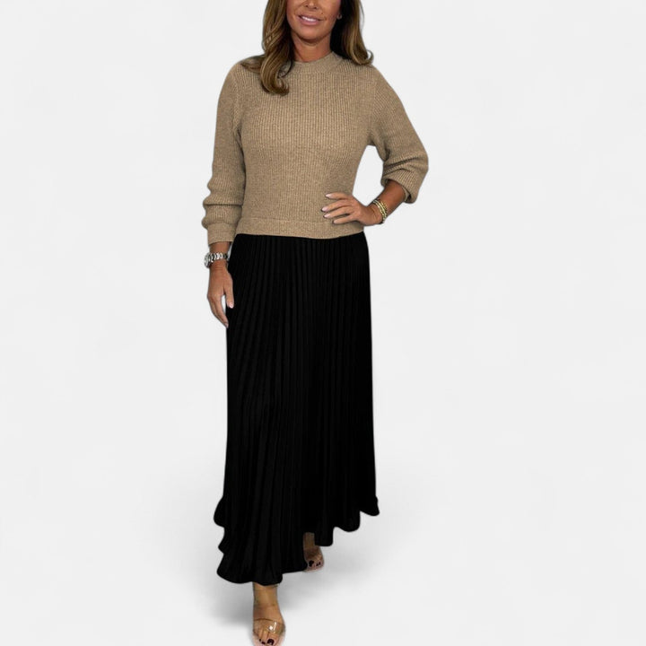 Ellery | Pleated Sweater Maxi