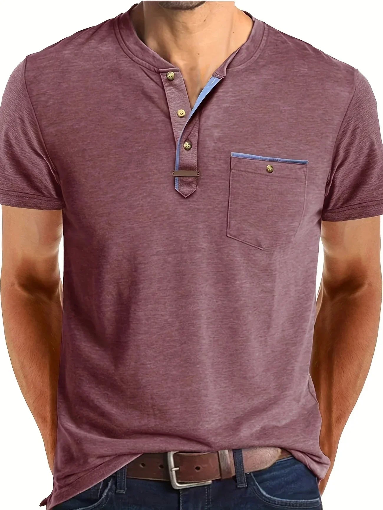 Adam Elegant T Shirt With Pocket