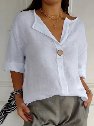 Sofia Casual V-neck Blouse