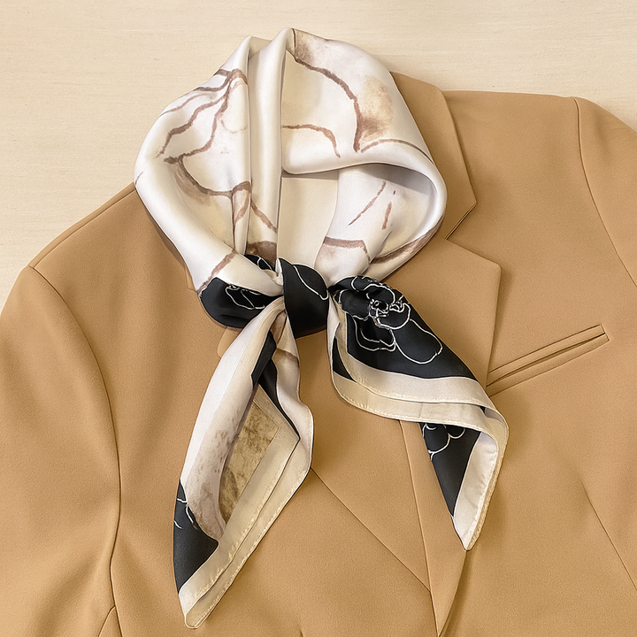 Charlotte I Luxury Satin Square Scarf