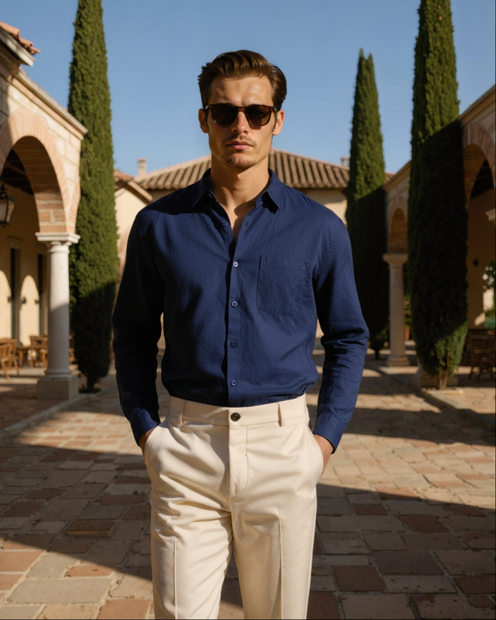 Byron I 100% Linen Shirt