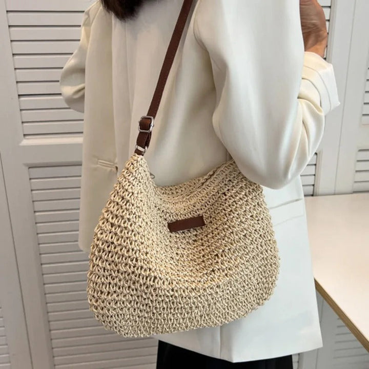 Violet | Straw Bag