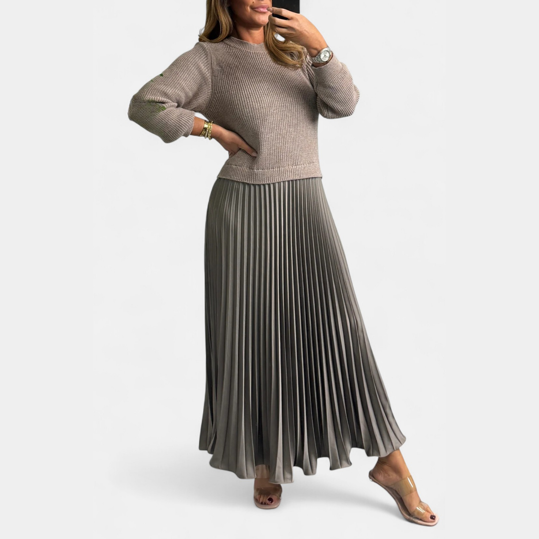Ellery | Pleated Sweater Maxi