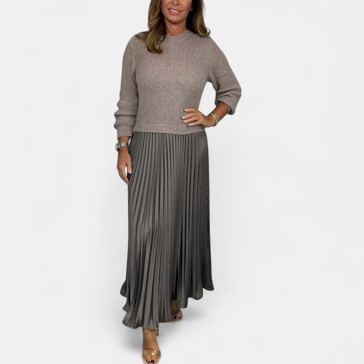Ellery | Pleated Sweater Maxi