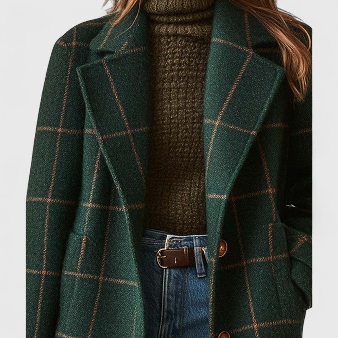 Marian I Timeless Checked Winter Coat
