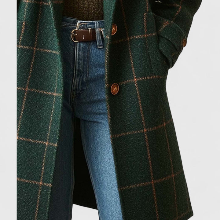 Marian I Timeless Checked Winter Coat